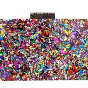 "Pink Speckle" Acrylic Crossbody/clutch handbag